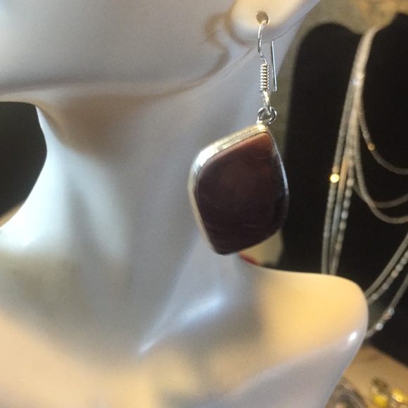 So pretty stylish butterfly Jasper Earrings - Picture 5 of 8